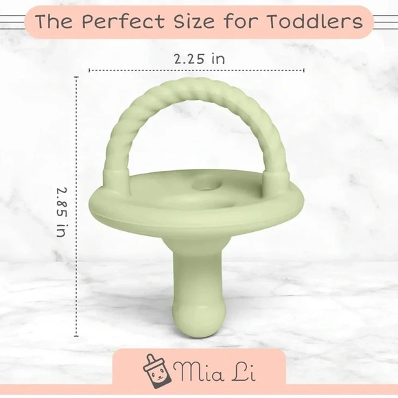 Mia Li Tiny Cup and Soothing Pacifier | Training Cups for Babies 2 - in - 1 - Picture 7 of 9